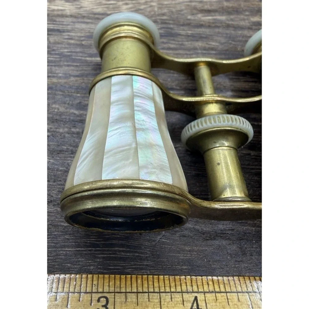 Vintage Mother of Pearl Opera Glasses Lemaire FI Paris - 3.5